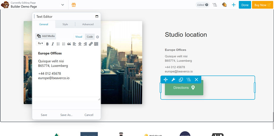 beaver builder page builder plugin example