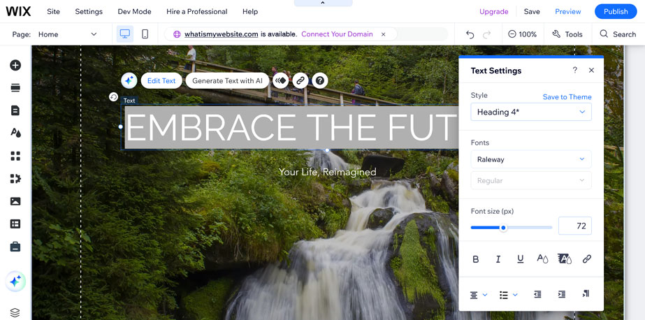 wix website builder example