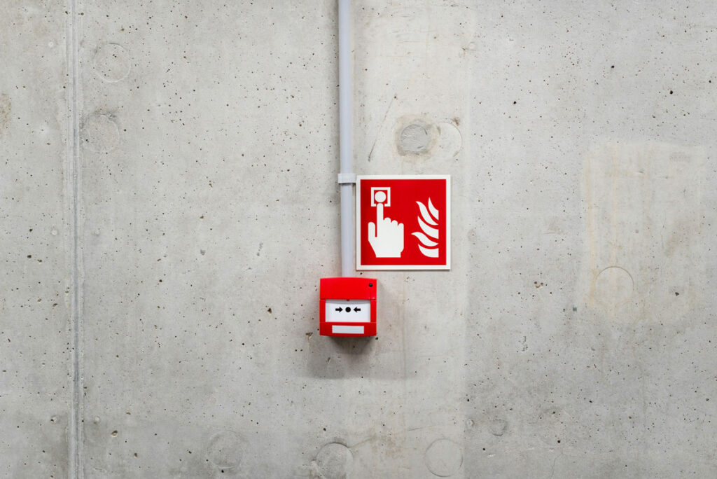 image of fire alarm as a metaphor for tinnitus